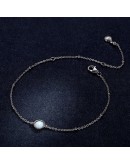 925 Sterling Silver Opal Bracelet