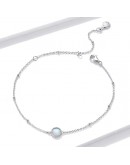 925 Sterling Silver Opal Bracelet