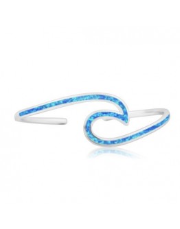 925 Sterling Silver Opal Bracelet