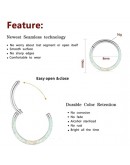 Opal Cartilage Earring Opal Septum Nose Ring Piercing Jewelry